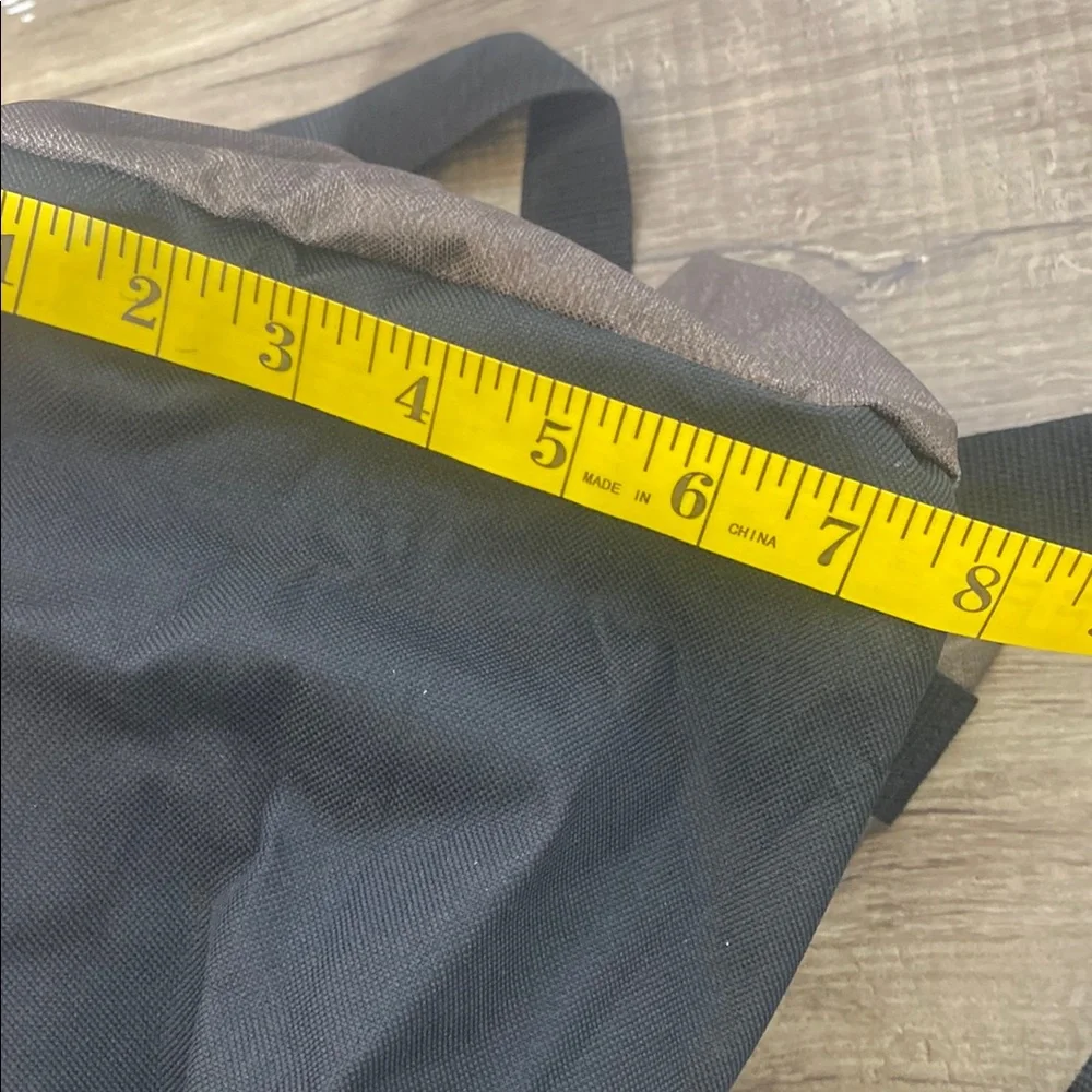 Thirty-One Brown and Black Duffel Bag with Wide-Mouth Opening